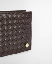 Farne Woven Leather Wallet
