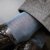 Marine Bleu Ciel Caviar Fil D Cosse