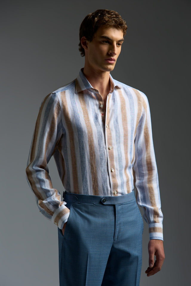 Linen Mix Dress Shirt