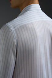Cotton and Linen Mix Dress Shirt