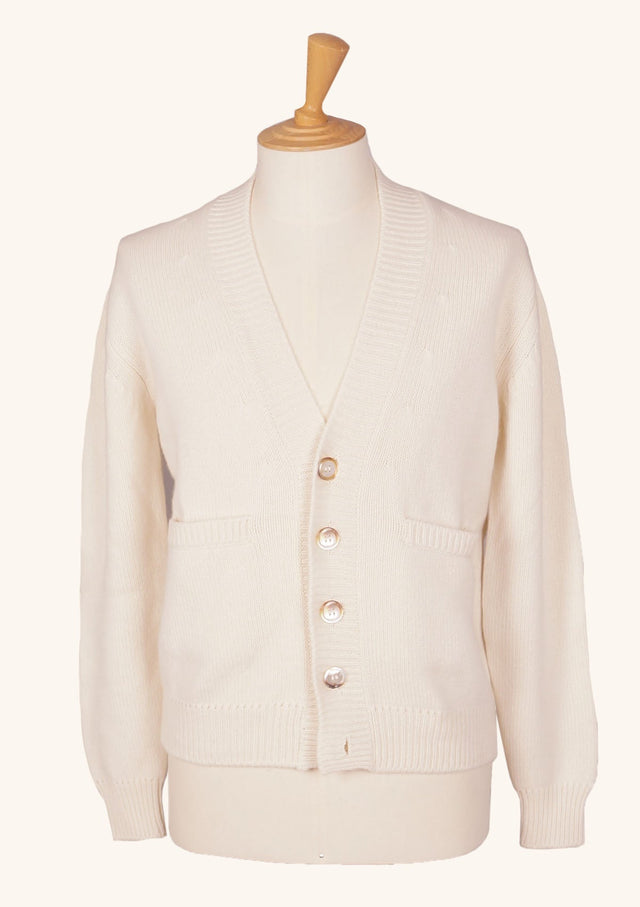 Cream Cashmere Cardigan