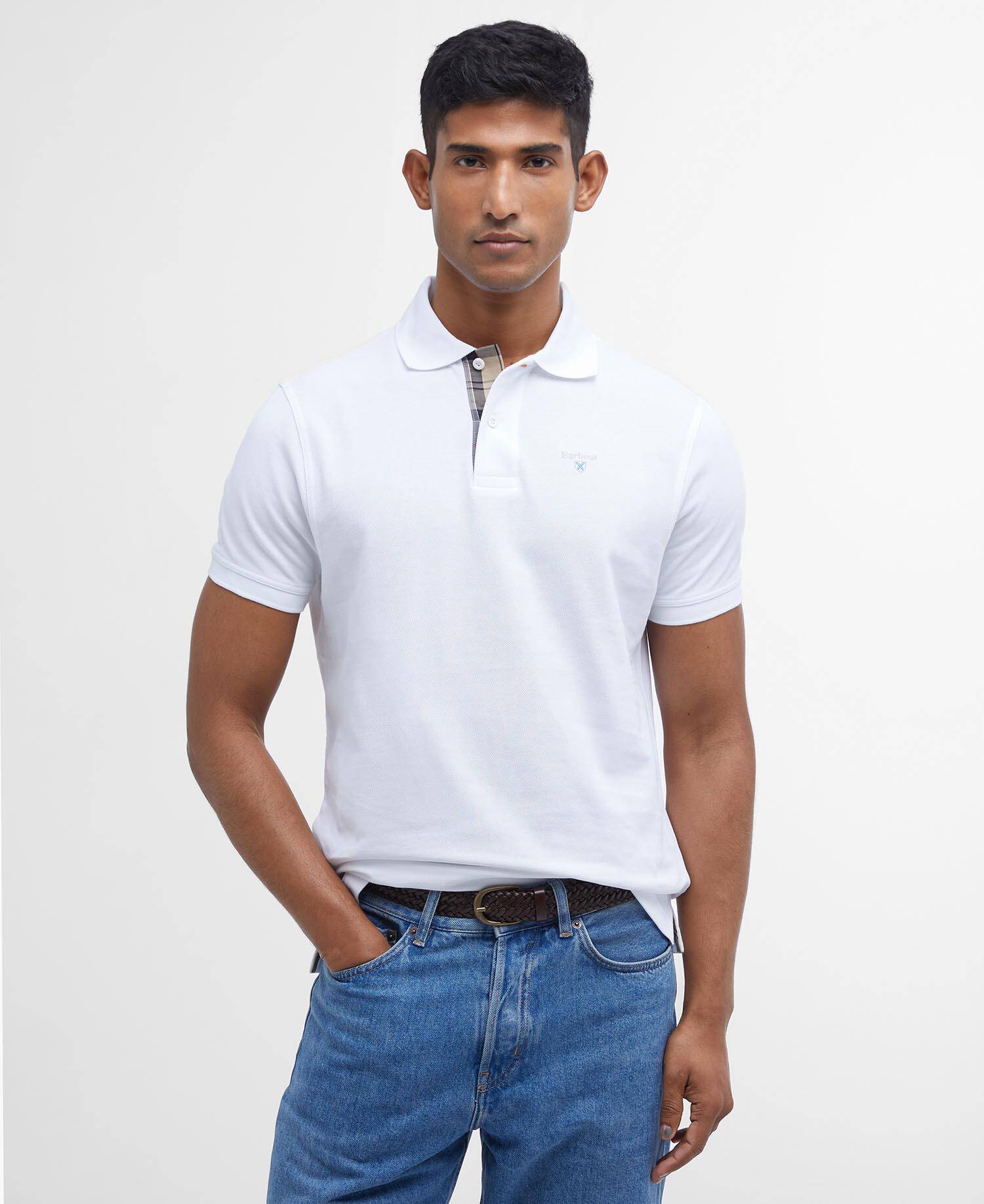 Tartan Pique Polo Shirt