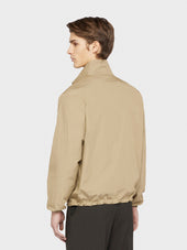Giubbino Skater In Cotone Sabbia