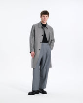 Dunkeld Houndstooth Wool Coat