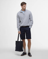 Pique Interlock Quarter Zip Sweatshirt