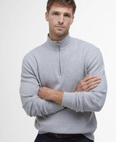 Pique Interlock Quarter Zip Sweatshirt