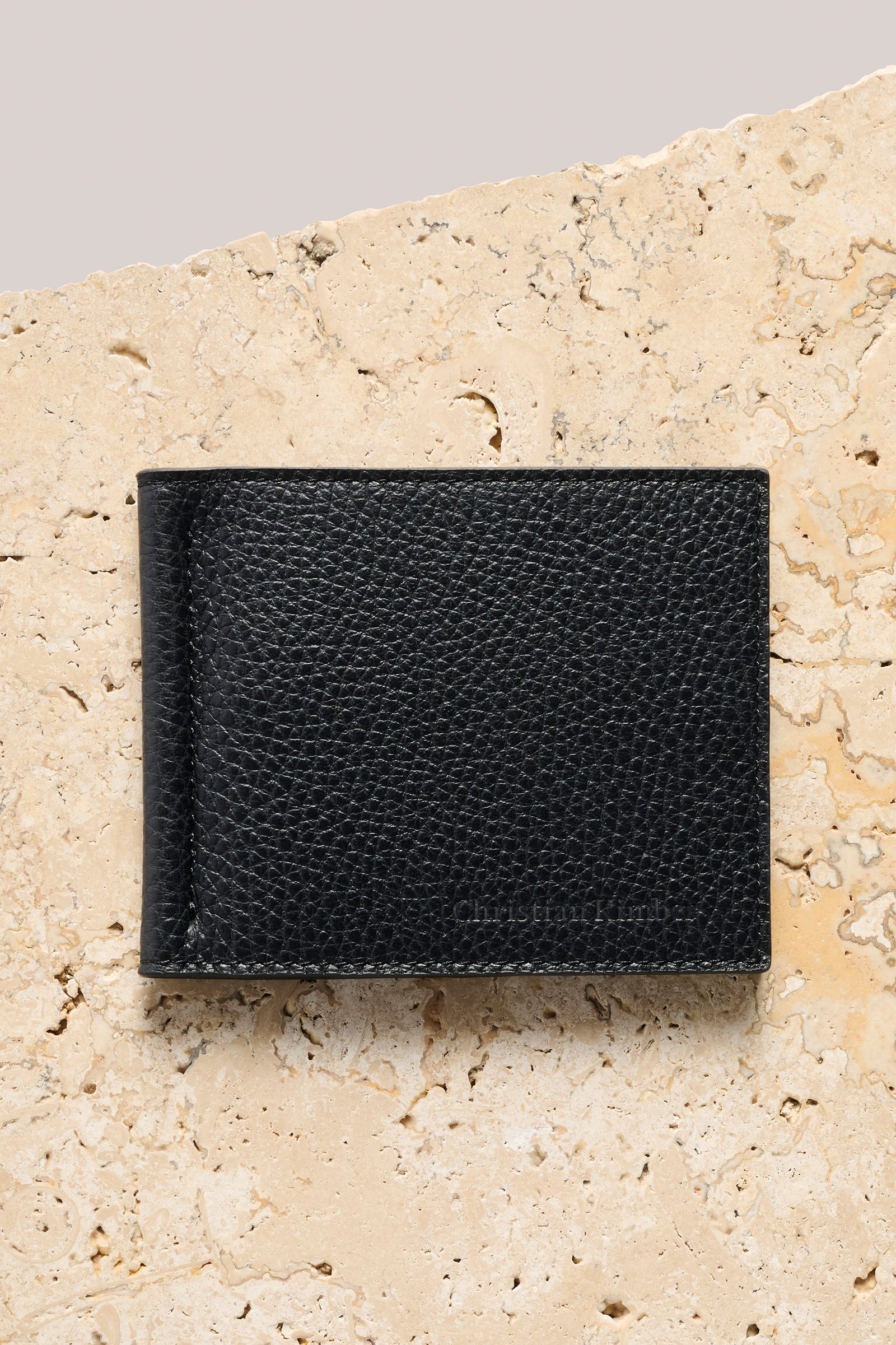 Money Clip Wallet Grain Leather