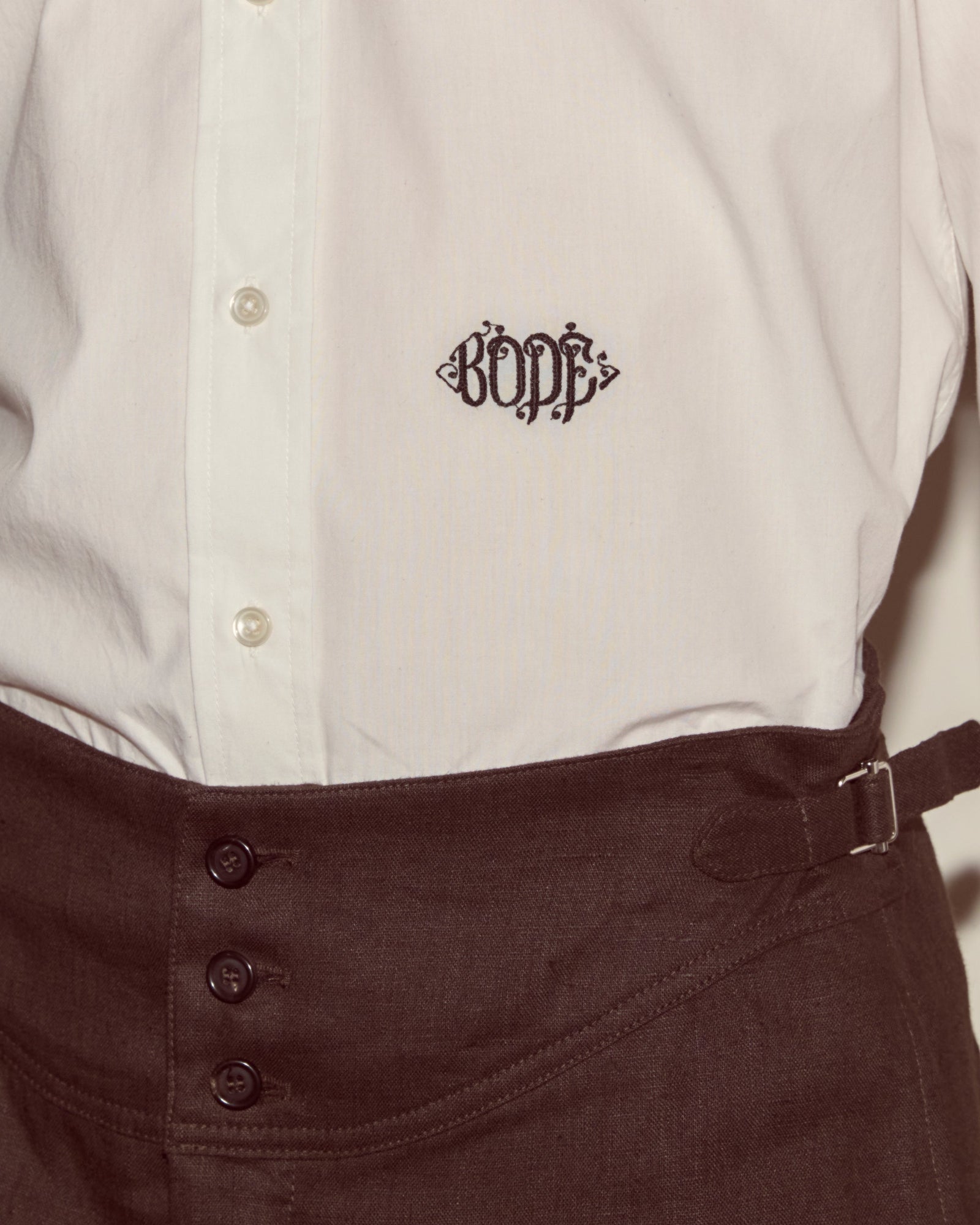 Monogrammed Poplin Shirt