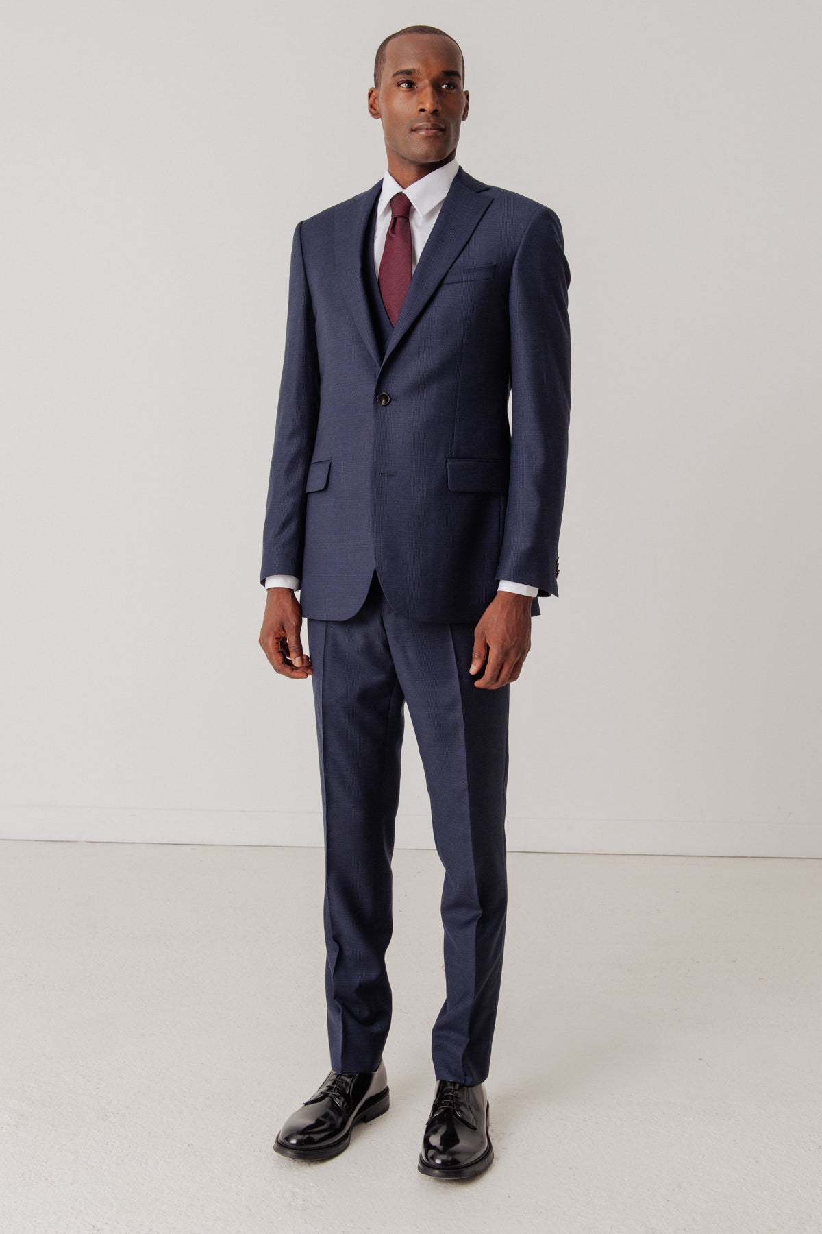 Moriarty Prince of Wales suit in virgin wool