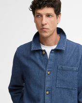 Aickmen Textured Denim Overshirt