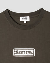 Moto Emb Tee (Washed Black)