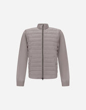 Cardigan In Wool Silk And Ecoage