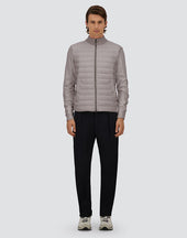 Cardigan In Wool Silk And Ecoage