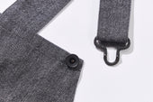 SALT AND PEPPER CHAMBRAY BIB OVERALL