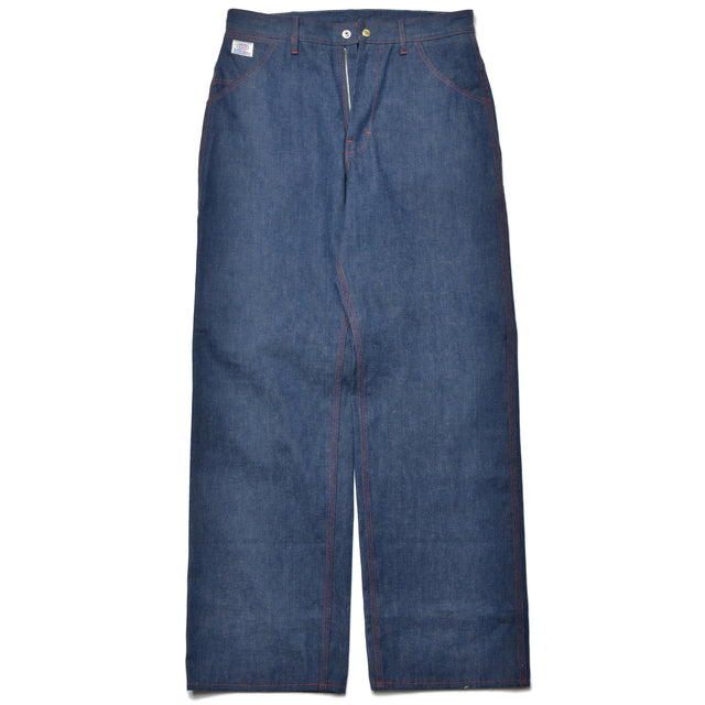 TRIPLE-STITCHED DENIM WORK TROUSERS