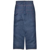 TRIPLE-STITCHED DENIM WORK TROUSERS