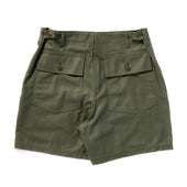 Utility Shorts Cotton Sateen