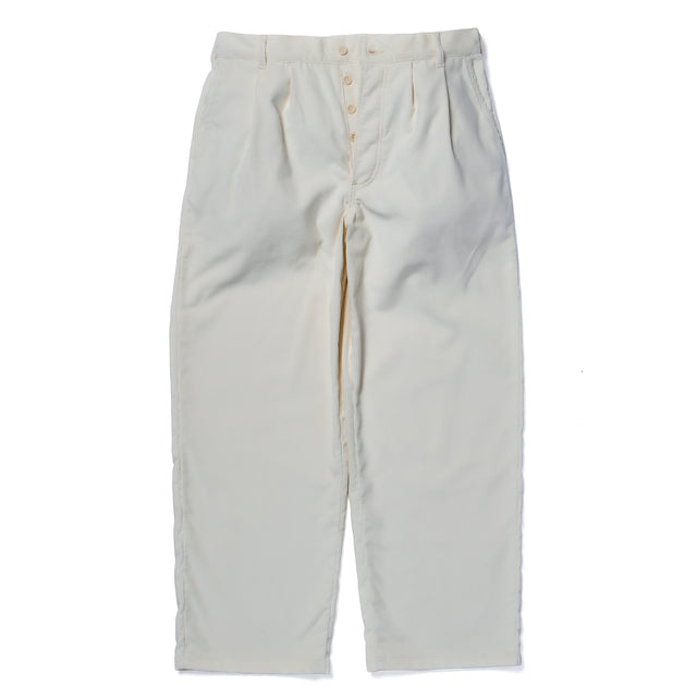 Double Pleat Corduroy Trousers