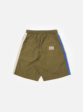 Master Piece X Universal Works Recycled Poly Tech Pleated Track Short