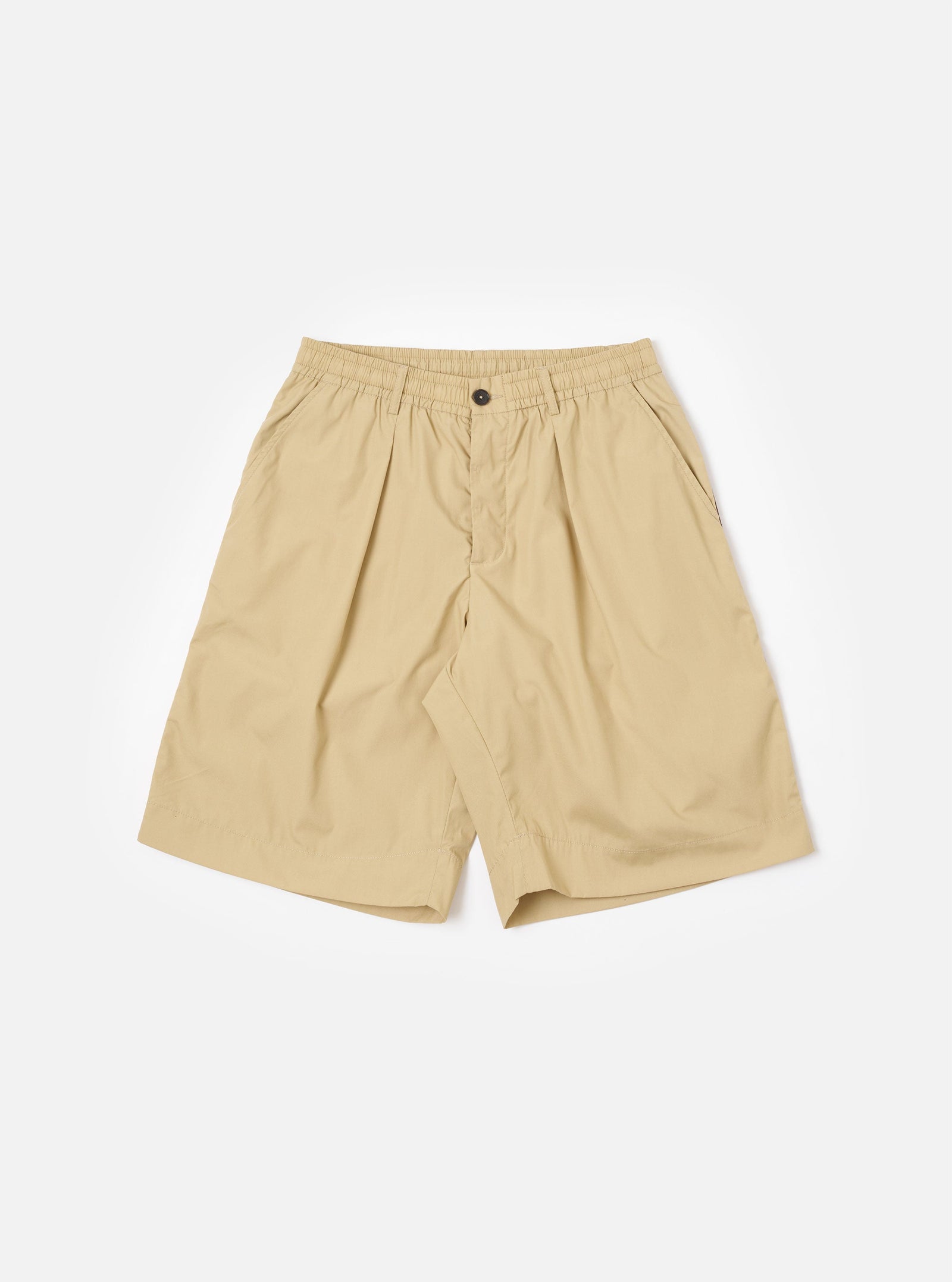 Master Piece X Universal Works Recycled Poly Tech Pleated Track Short