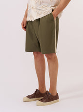 Master Piece X Universal Works Recycled Poly Tech Pleated Track Short
