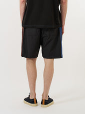 Master Piece X Universal Works Recycled Poly Tech Pleated Track Short