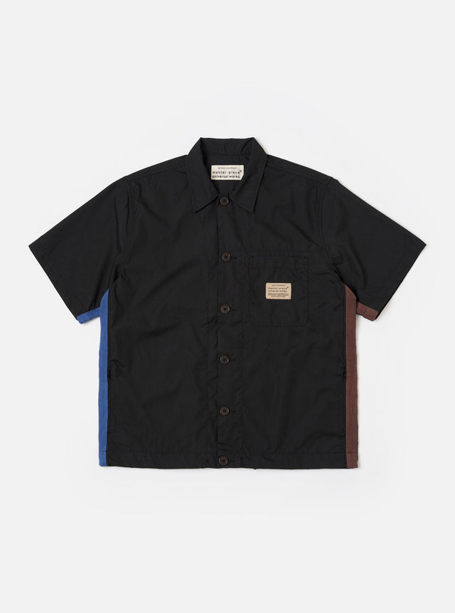 master-piece x Universal Works Black Recycled Poly Tech Tech Overshirt