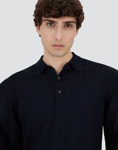 Polo Shirt In Light Merino Wool