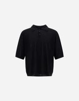 POLO SHIRT IN WOOL SILK