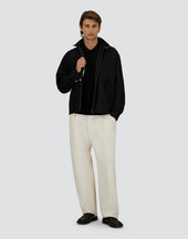 Polo Shirt In Wool Silk
