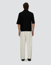 Polo Shirt In Wool Silk