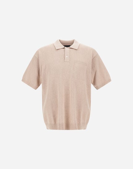 Polo Shirt In Boucl Cotton Cashmere