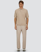 Polo Shirt In Boucl Cotton Cashmere