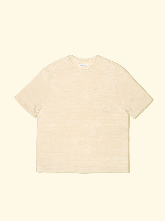 Knitted Feather T-Shirt - Oatmeal — The Anthology