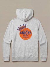 NY Knicks Sunwashed Organic Hoodie - Light Grey Heather