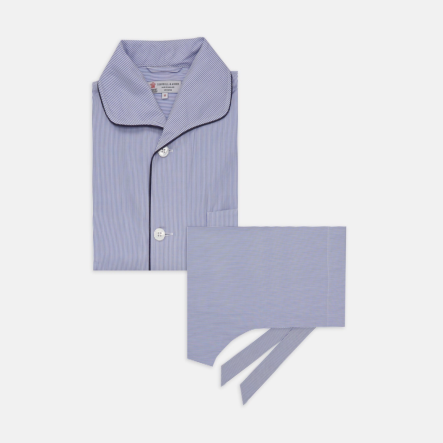 Fine Bengal Stripe Cotton Pyjama Set