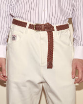 Twill Knolly Brook Trousers - White