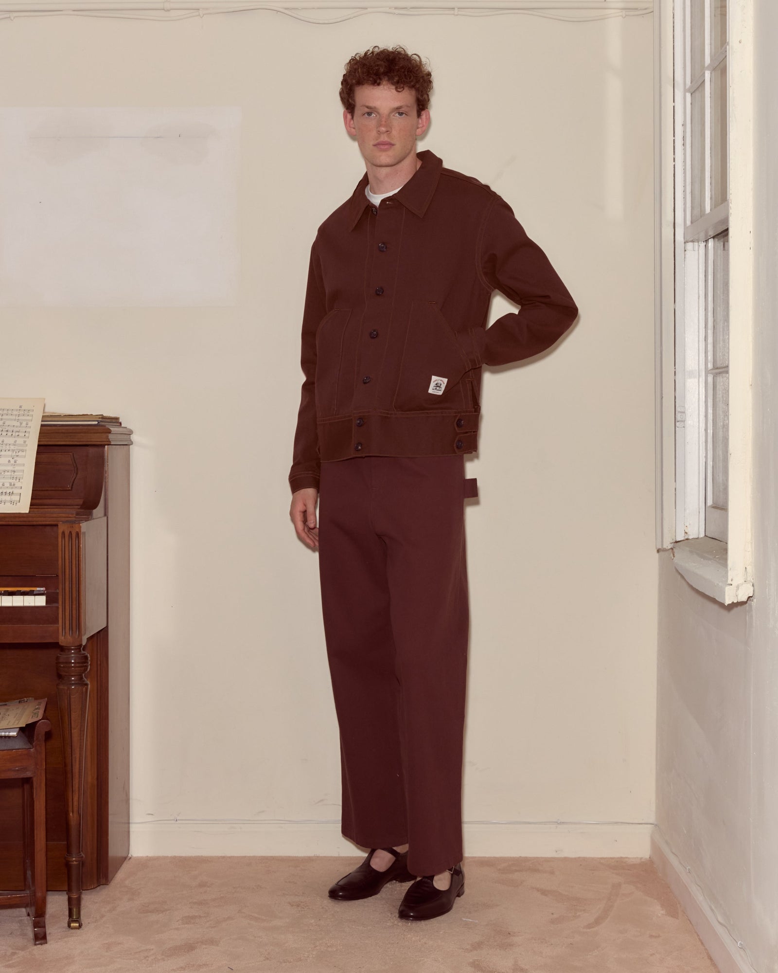 Knolly Brook Side Tab Jacket - Brown