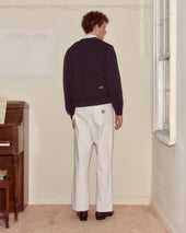 Double-Breasted Cardigan - Navy