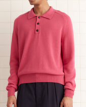 Cashmere Polo Pink
