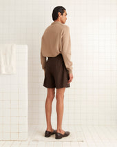 Cashmere Polo - Oatmeal