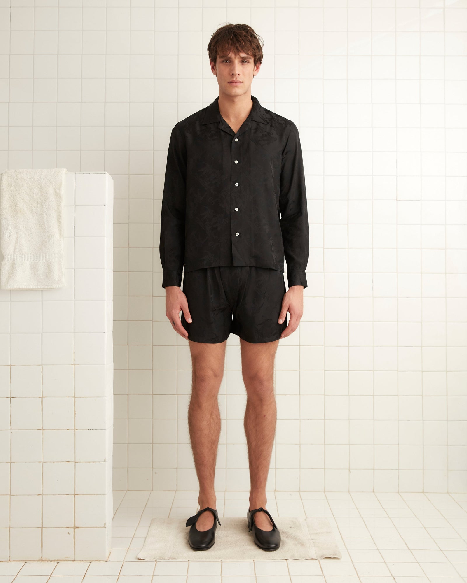 Football Jacquard Boxers - Black