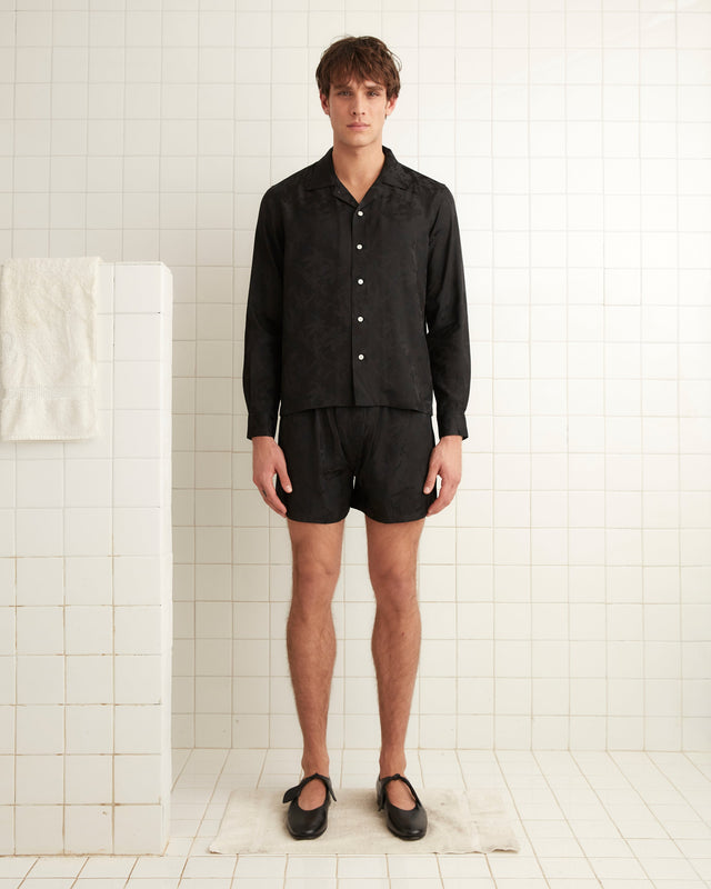 Football Jacquard Boxers - Black
