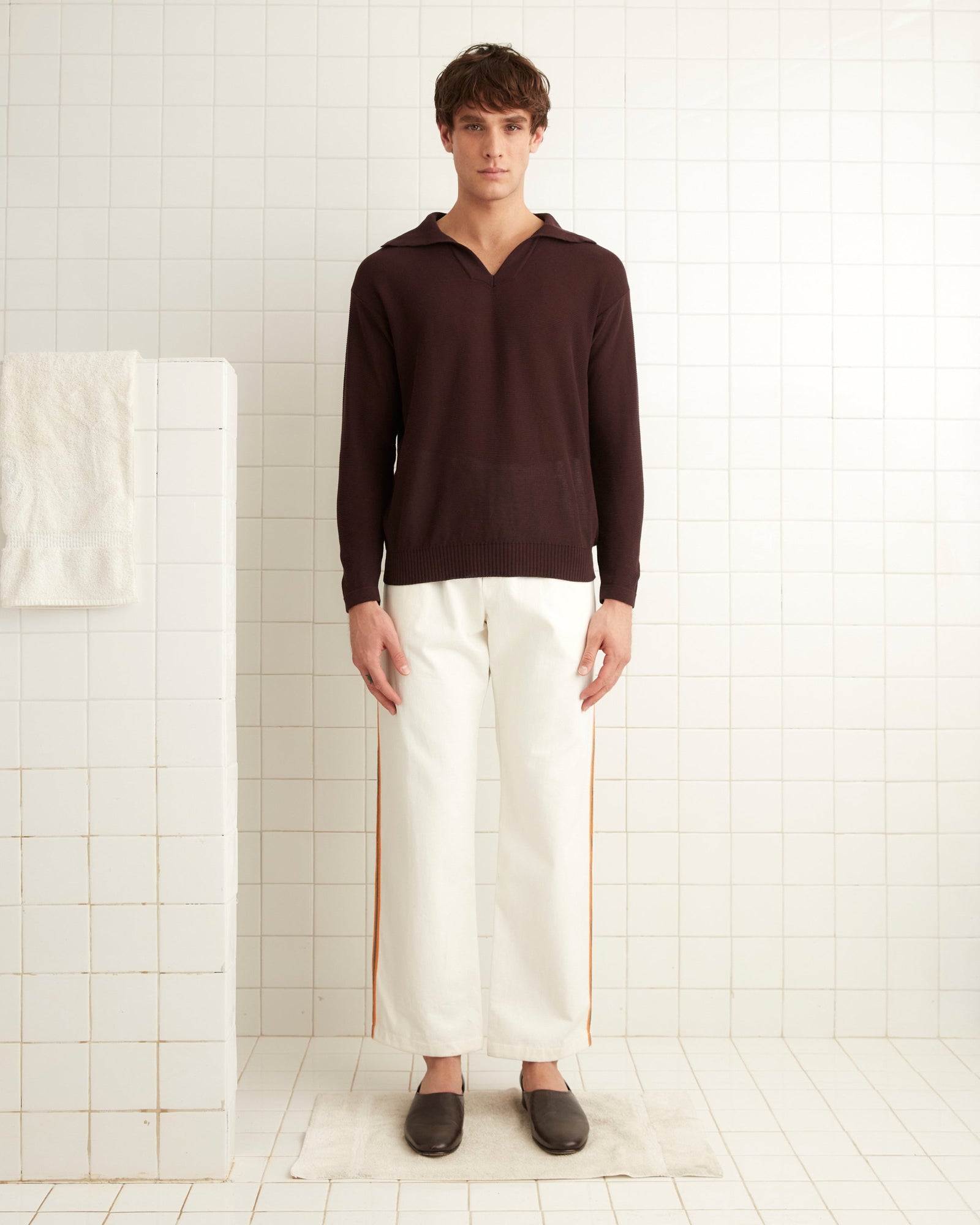 Baseball Pajama Pants - White