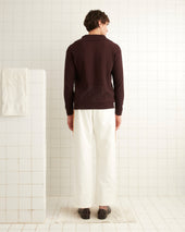 Baseball Pajama Pants - White