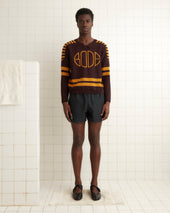 Rink Sweater - Brown/Yellow
