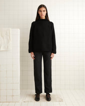 Cashmere Rollneck - Black