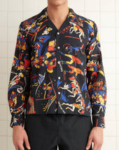 Pastimes Long Sleeve Shirt - Black/Multi