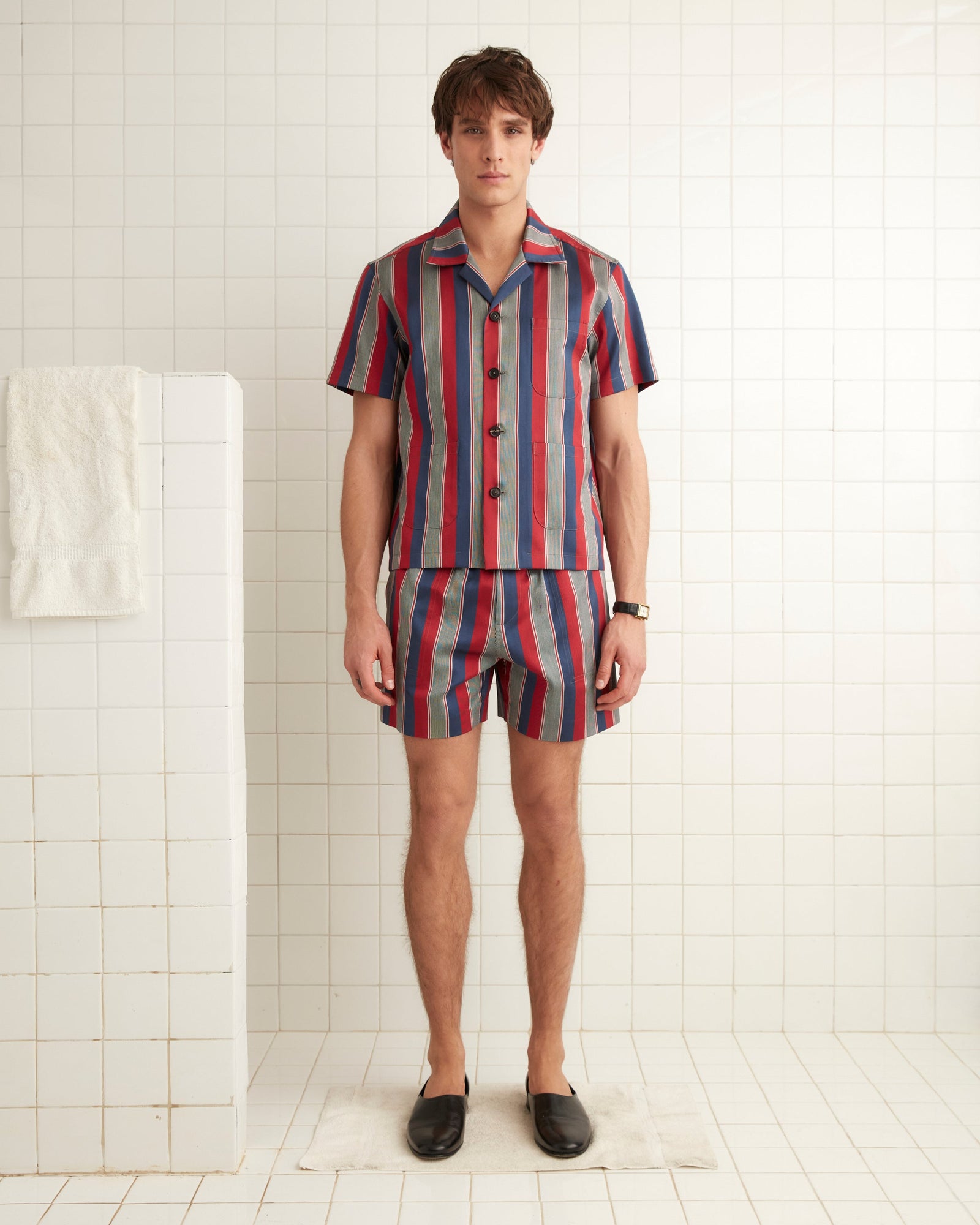 Marina Stripe Short Sleeve Shirt