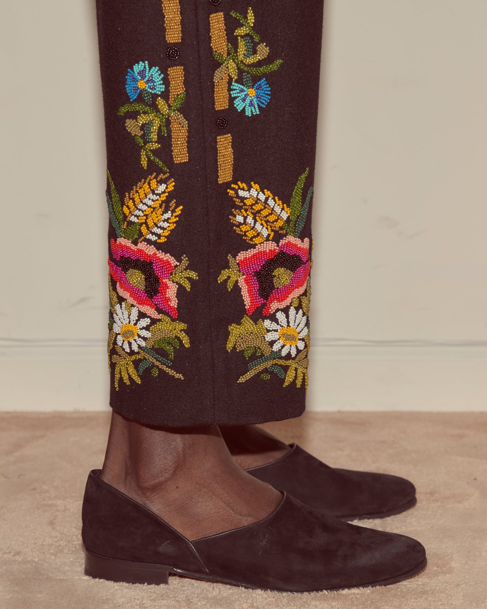 Beaded Aquitaine Trousers